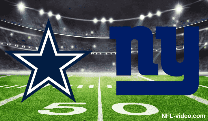 Dallas Cowboys vs. New York Giants - Full Game Replay - NFL Week 01 - September 13, 2026